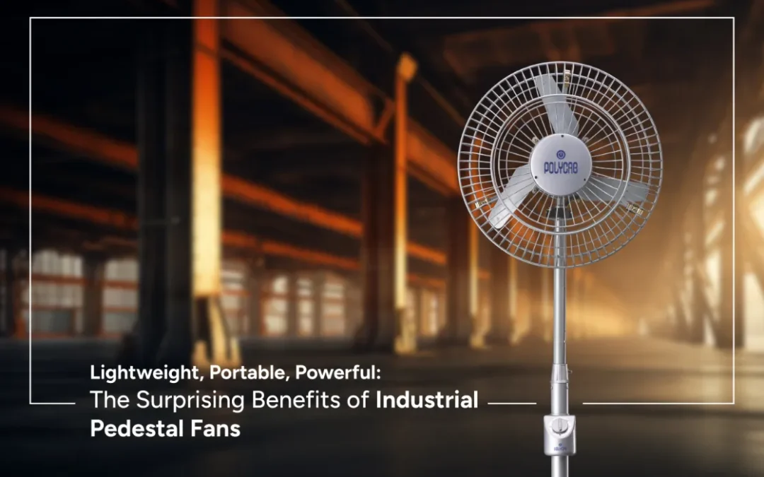 Lightweight, Portable, Powerful: The Surprising Benefits of Industrial Pedestal Fans